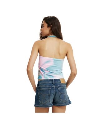 Женский всегда гладкий купальник НА бретелях ИЗ ХЛОПКА