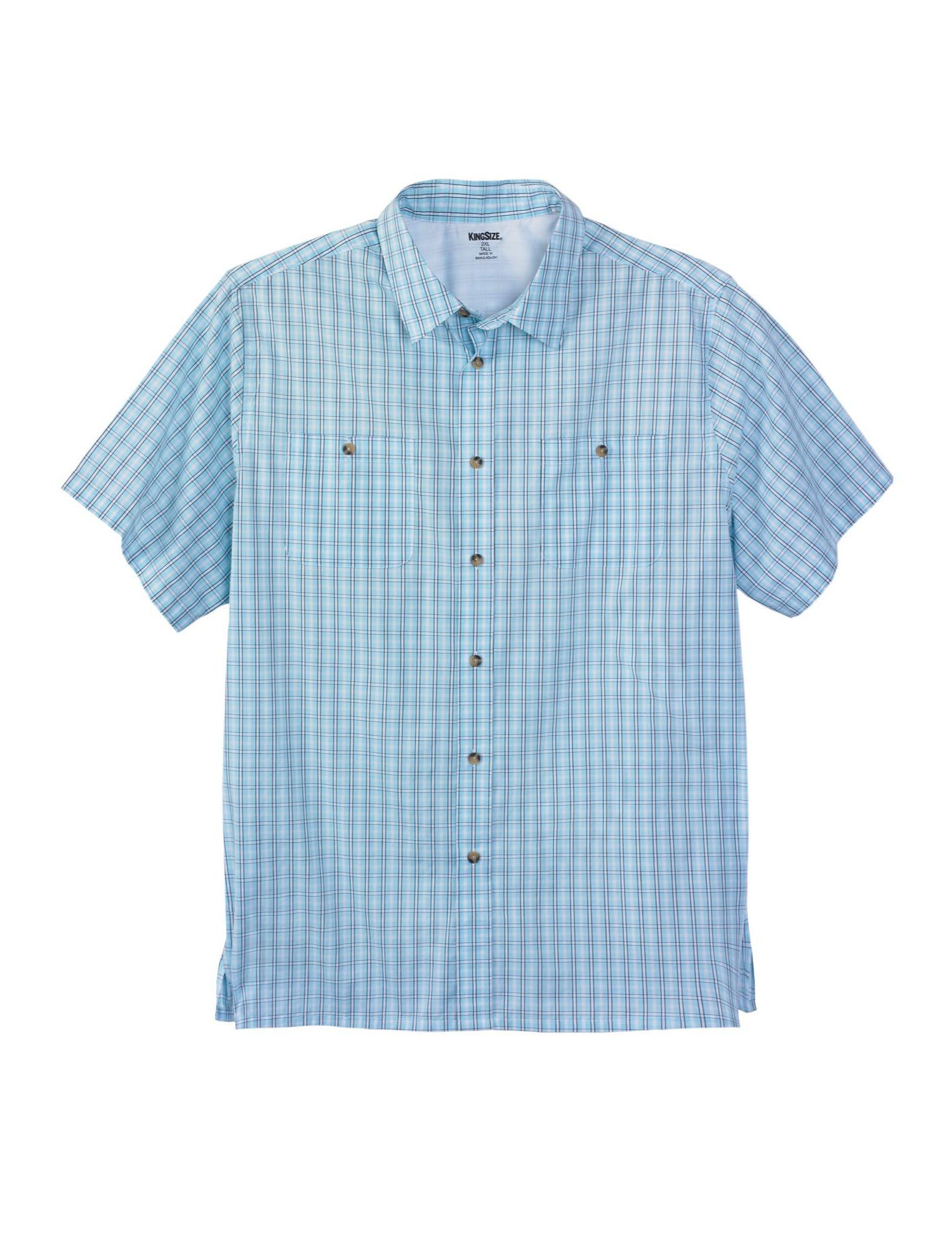 Men's Wrinkle-Resistant Short Sleeve Button Down, Printed