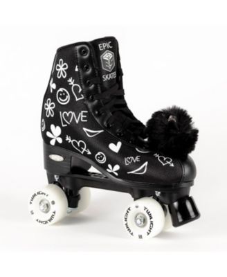 Black LUV LED Light Up Roller Skates