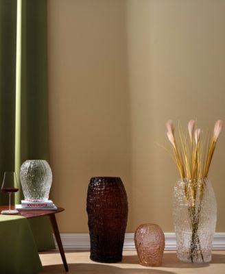 Clear Small Molten Vase