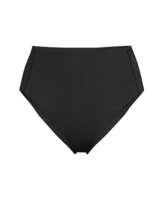 Women's Tugless QuickDry High Waisted High Leg Bikini Bottoms