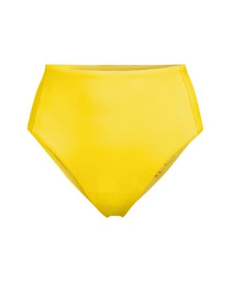 Women's Tugless QuickDry High Waisted High Leg Bikini Bottoms