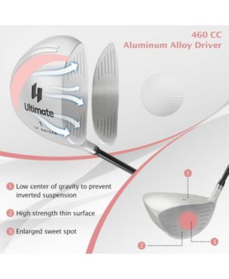 Women's 9 Pieces Complete Golf Club Set