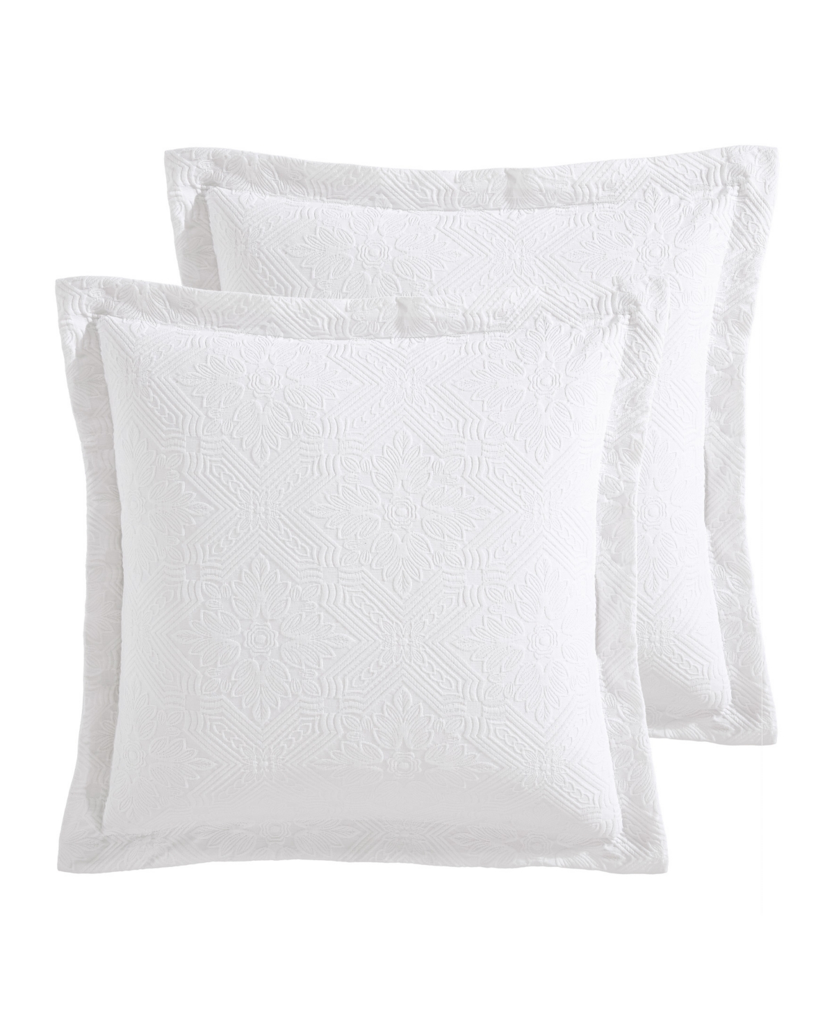 Matalasse 2-Pc. Sham Set, European - White