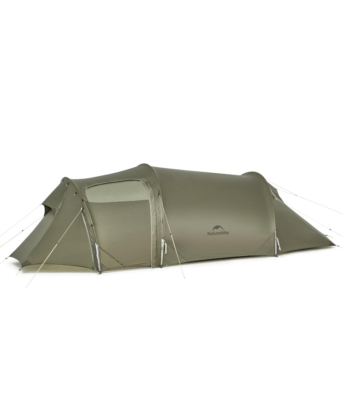 Opalus 3 Person Tunnel Tent, Lightweight Backpacking Tent with Vestibule, Double Wall 4 Season Tents for Camping - Green