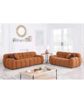 Streamdale Marshmallow Boucle Sofa Light Brown