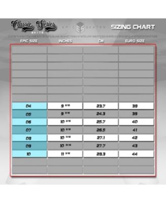 Epic Classic White & Red Quad Roller Skates