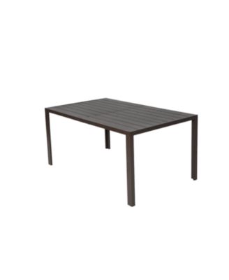 Streamdale 7-Piece Patio Dining Set, Table & 6 Textilene Chairs - Brown