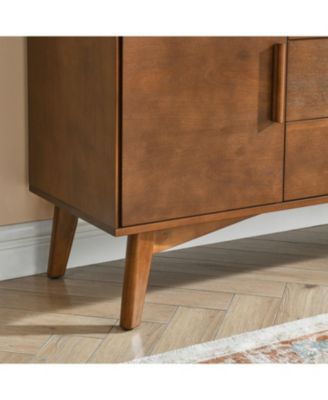  Walnut Sideboard Buffet Cabinet - Mid Century Modern