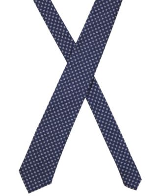 Мужской шелковый галстук BOSS by Hugo Boss с жаккардовым рисунком