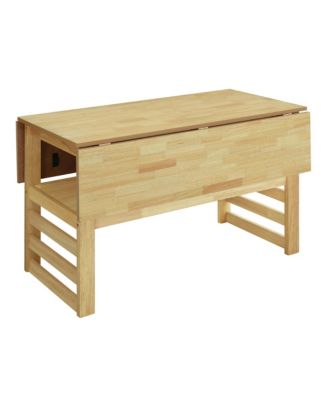 5-Piece Extendable Dining Set with Storage & Upholstered Chairs