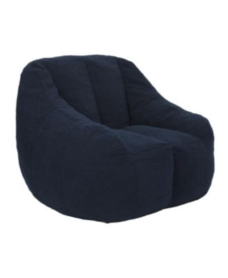 Tufted Bean Bag Chair with Memory Foam Filling