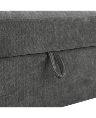 Streamdale Mirod L-Shaped Sectional Sofa with Pull-Out Bed & Storage