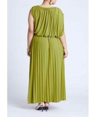 Макси-платье ELOQUII Plus Size с асимметричным лифом