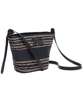 Khiara Leather Espadrille Fan Crossbody Bag
