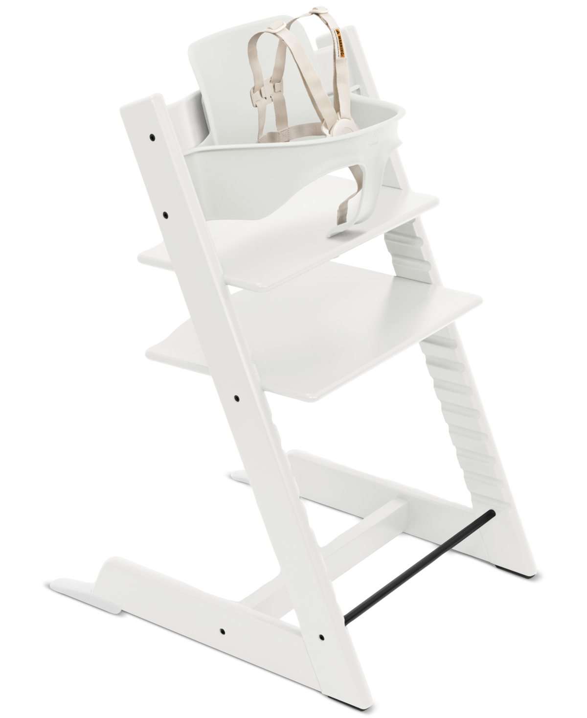 Stokke Baby Tripp Trapp High Chair & Baby Set In White