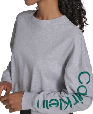 Performance Women's Logo Cropped Long-Sleeve Top