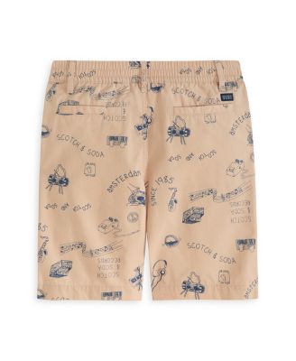 Big Boys Printed Half Panama Shorts