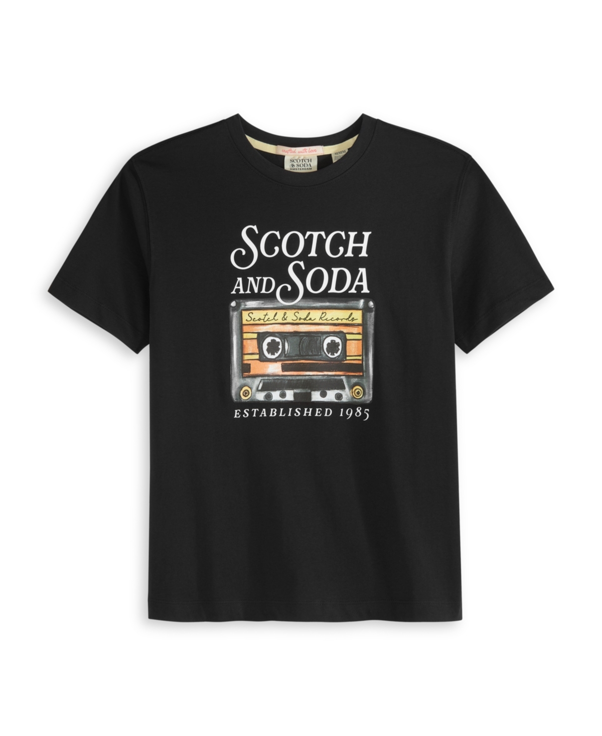 Scotch & Soda Kids' Cassette Graphic T-shirt