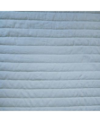 French Linen Channel Stitch Quilt & Sham Set - Twin/Twin XL