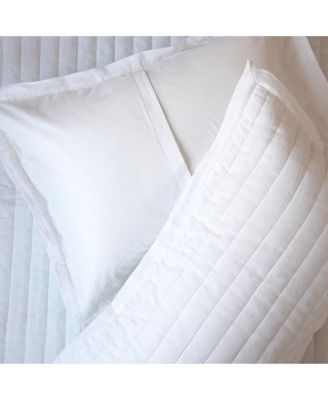 French Linen Channel Stitch Quilt and Sham Set - Twin/Twin XL