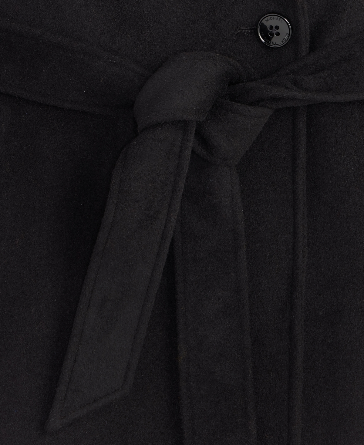 Michael Kors Michael  Women's Double-breasted Belted Wrap Coat, Exclusively At Macy's In Black