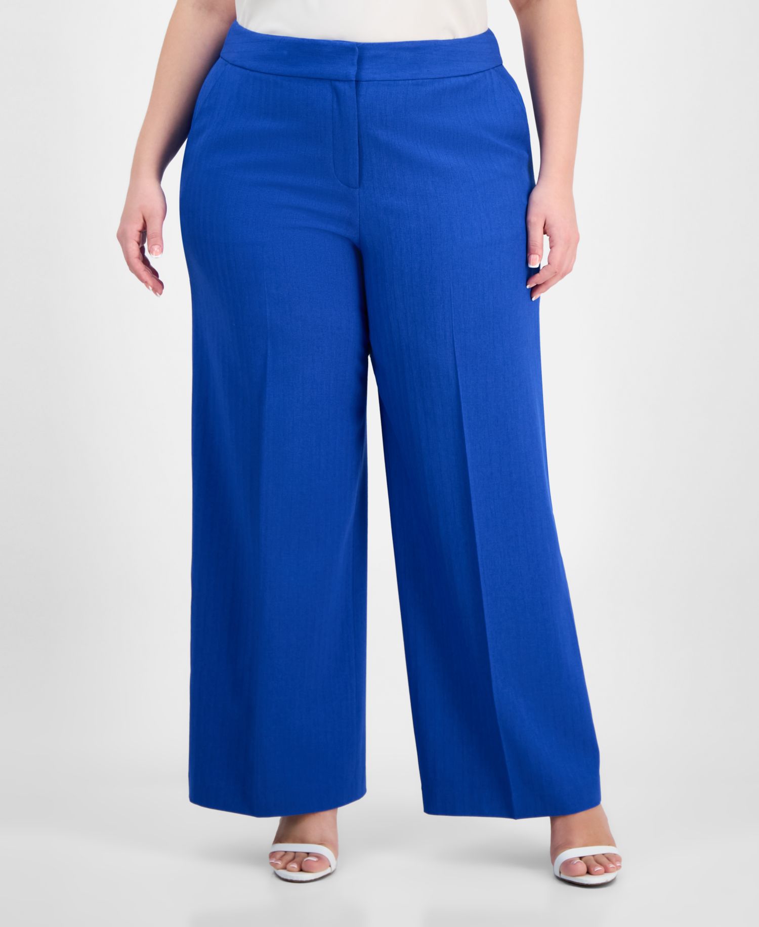 ASL Plus Size Wide-Leg Pants
