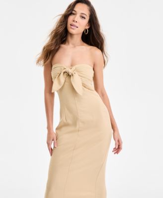 Women's Tie-Front Midi Dress, Exclusively at Macy's