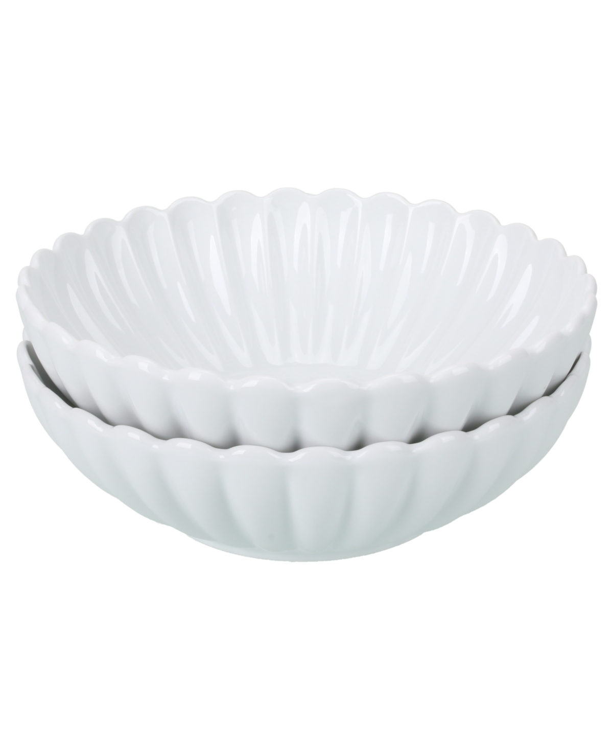 Bia Cordon Bleu Set Of 2 Petal Serving Bowls