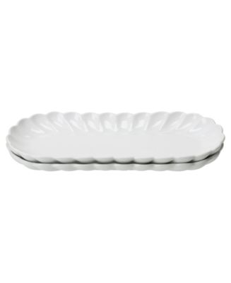BIA Cordon Bleu Petal Oblong 2-Pc. Platters Set, Service for 2