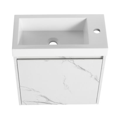 Compact Wall-Mounted Vanity Modern & Space-Saving Bathroom Cabinet