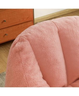 Tufted Bean Bag Chair with Memory Foam Filling