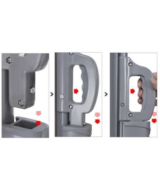 237 x 63 Inch Patio Retractable Double Folding Side Awning Screen Divider