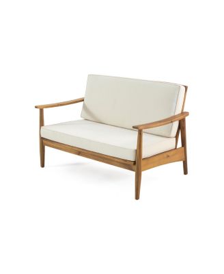 Streamdale Willowbrook Acacia Wood Loveseat & Coffee Table Set