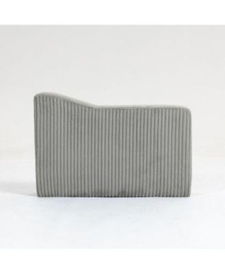 Gray Modular Sofa Arm/Back Module