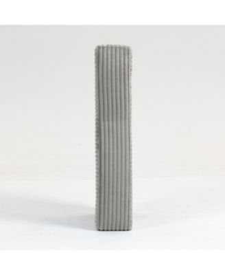 Gray Modular Sofa Arm/Back Module