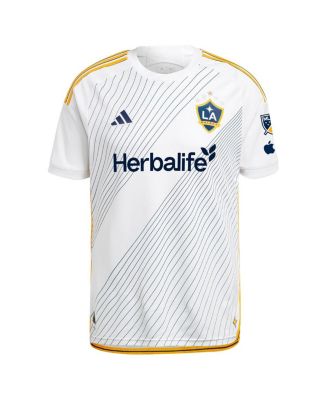 Мужская футболка Adidas Riqui Puig белого цвета LA Galaxy 2024 Angeleno Kit Authentic Player.