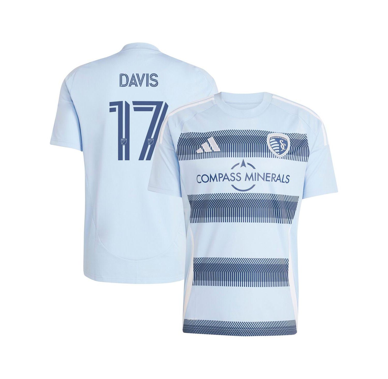 Men's Jake Davis Light Blue Sporting Kansas City 2025 One KC Replica Player Jersey