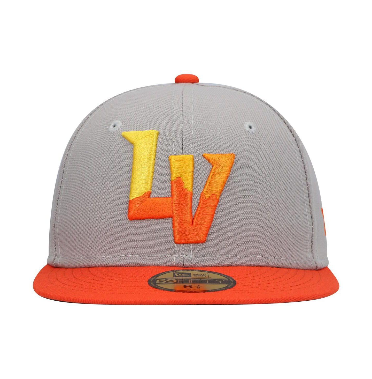 Мужская кепка New Era Gray Las Vegas Aviators Authentic Collection Team Alternate 59FIFTY Fitted Hat — фото 2