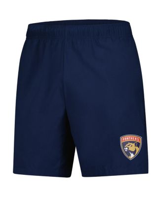 Мужские тренировочные шорты Fanatics темно-синего цвета Florida Panthers Tech
