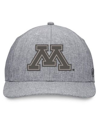 Мужская серая шапка Grit Flex от Top of the World от компании Minnesota Golden Gophers серого цвета