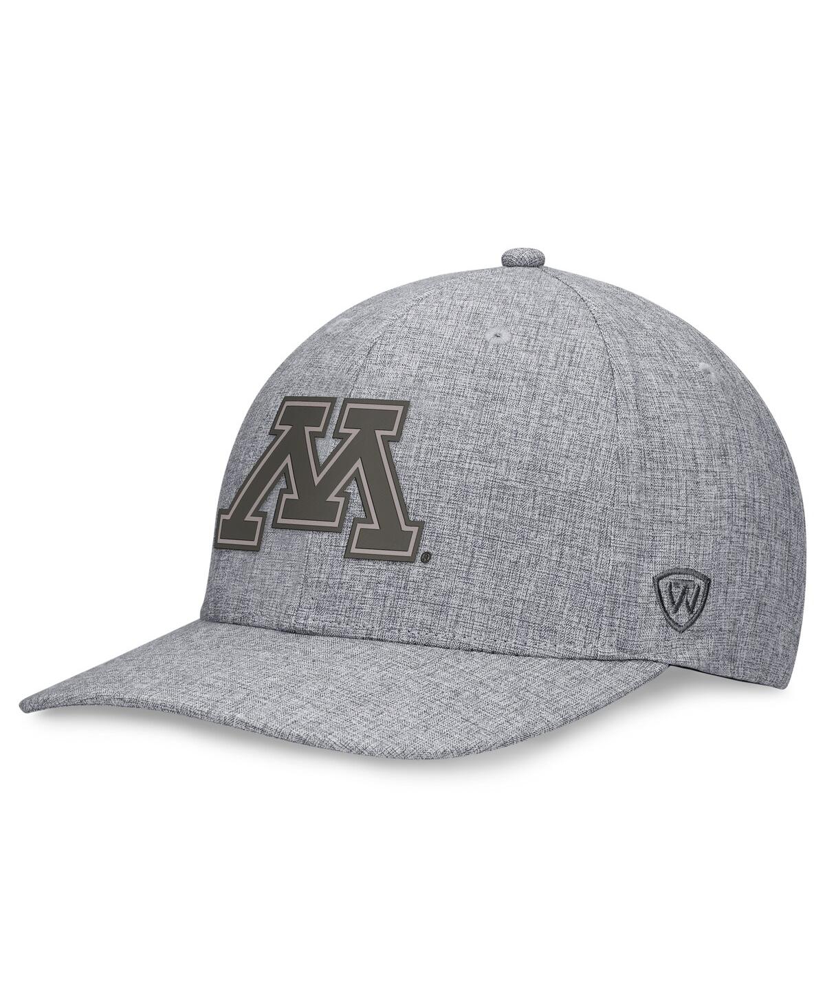 Top Of The World Men's Gray Minnesota Golden Gophers Top Grit Flex Hat