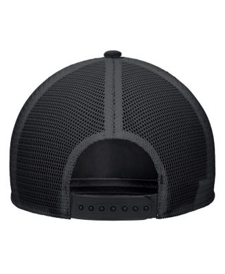 Мужская черная шляпа дальнобойщика Nike Club America CA x CA с плетеной нашивкой и регулируемой посадкой