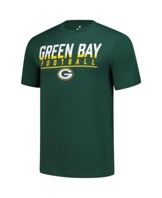 Мужская футболка Fanatics Green Green Bay Packers Blocked
