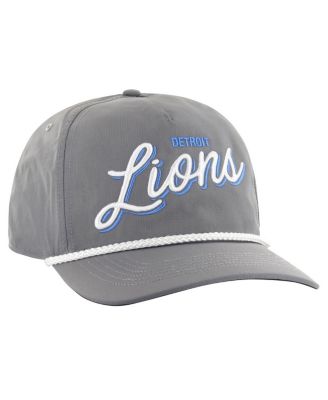 Брендовая мужская серая кепка Detroit Lions Fairway Hitch 47-го года выпуска, регулируемая по длине.
