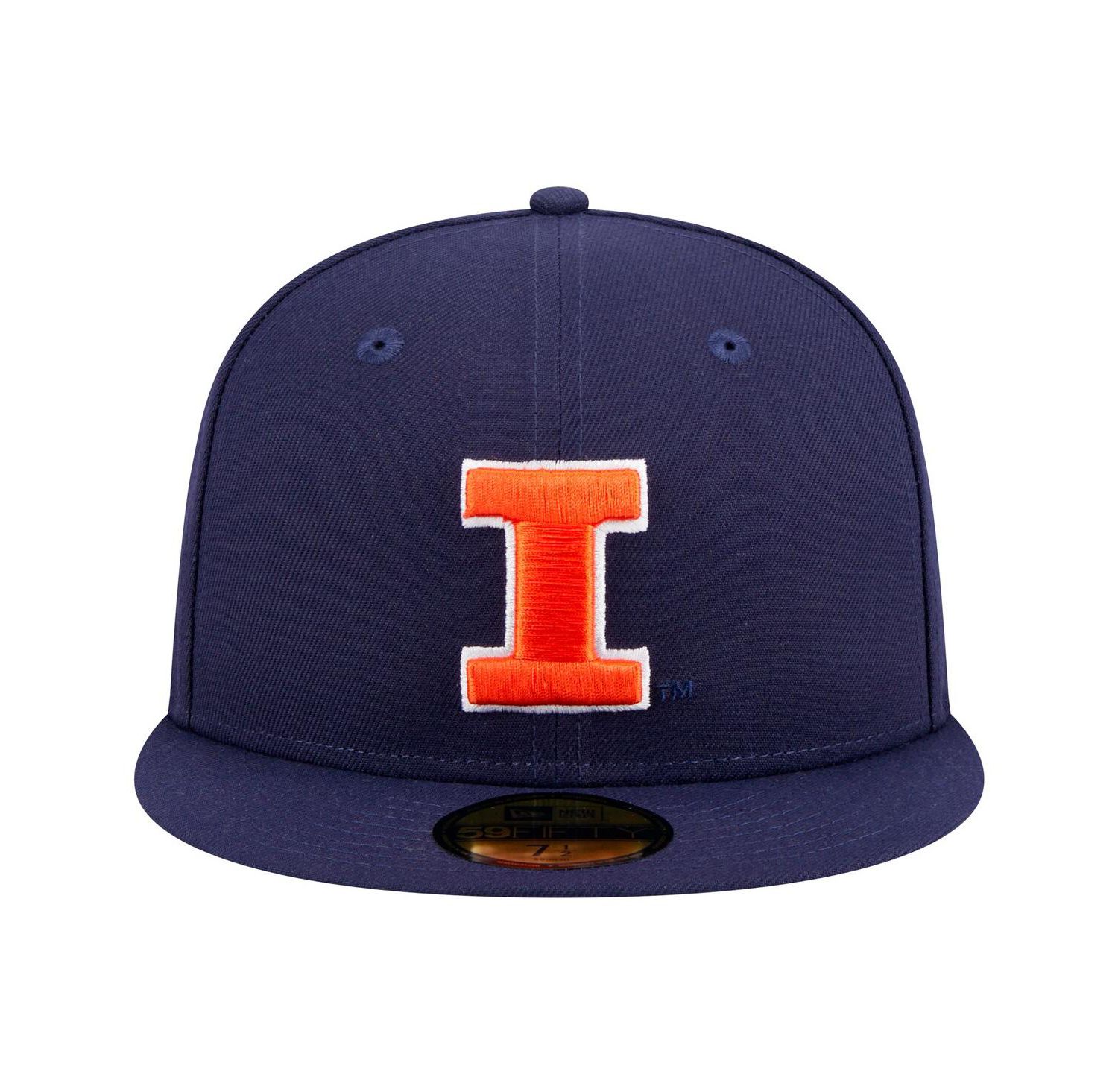 Men's Navy Illinois Fighting Illini 59FIFTY Fitted Hat