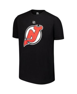 Big Boys and Girls Black New Jersey Devils Primary Logo T-Shirt