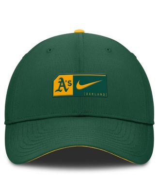 Мужская зеленая бейсболка Nike Oakland Athletics Club Prime Time с регулируемой посадкой