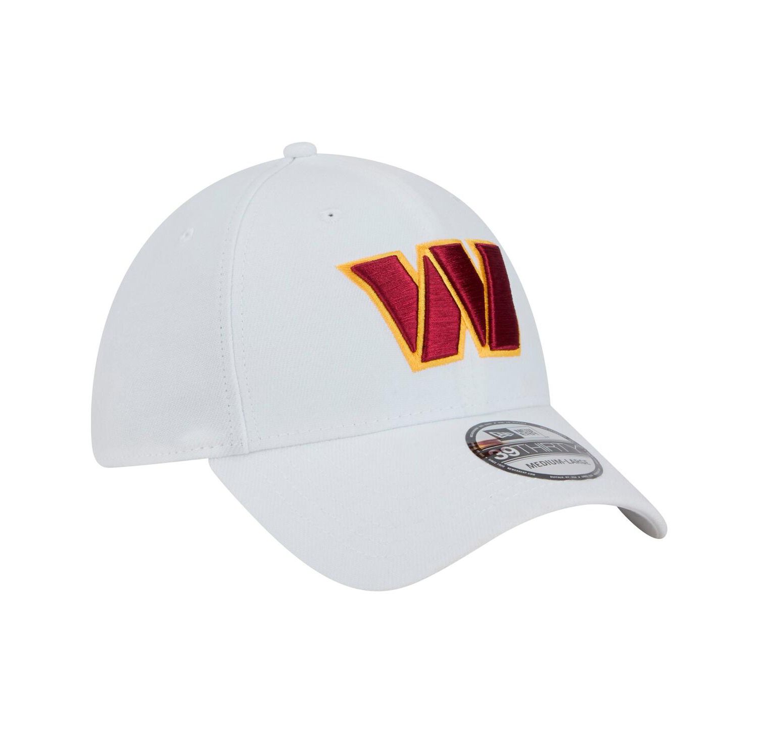 Men's White Washington Commanders Main 39THIRTY Flex Hat