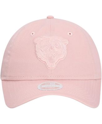 Женская светло-розовая шляпа Chicago Bears Main 9 TWENTY с регулируемой длиной от New Era